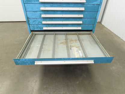 Nu-Era Tool Storage Cabinet Modular 10 Drawer 45x28x46" Stanley Vidmar Lista