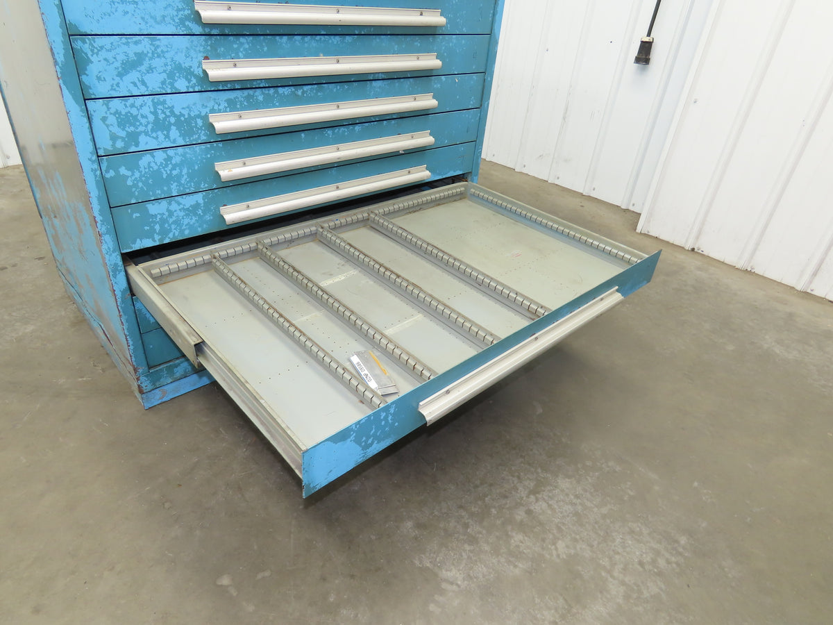 Nu-Era Tool Storage Cabinet Modular 10 Drawer 45x28x46" Stanley Vidmar Lista