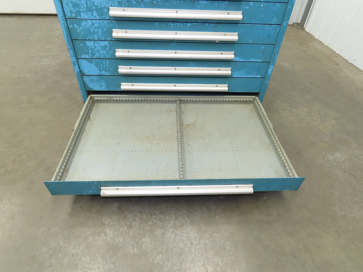 Nu-Era Tool Storage Cabinet Modular 10 Drawer 45x28x46" Stanley Vidmar Lista
