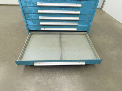 Nu-Era Tool Storage Cabinet Modular 10 Drawer 45x28x46" Stanley Vidmar Lista