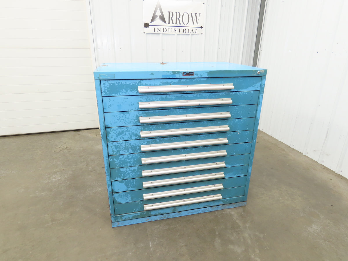Nu-Era Tool Storage Cabinet Modular 10 Drawer 45x28x46" Stanley Vidmar Lista