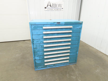 Nu-Era Tool Storage Cabinet Modular 10 Drawer 45x28x46" Stanley Vidmar Lista