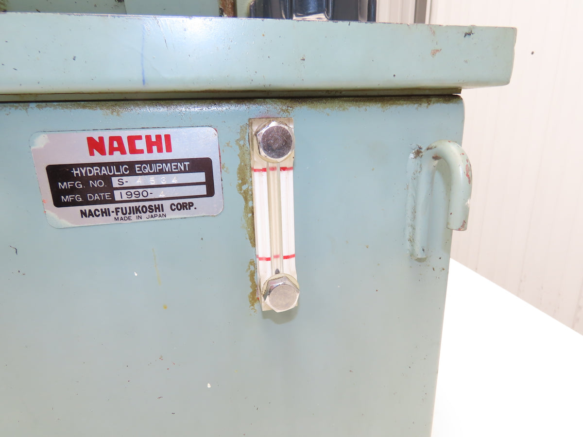 Nachi UVC-1A-A3-2.2-4 Hydraulic Power Unit 50L 7gpm 480V Uni-Pump VDC-1B-1A3-20