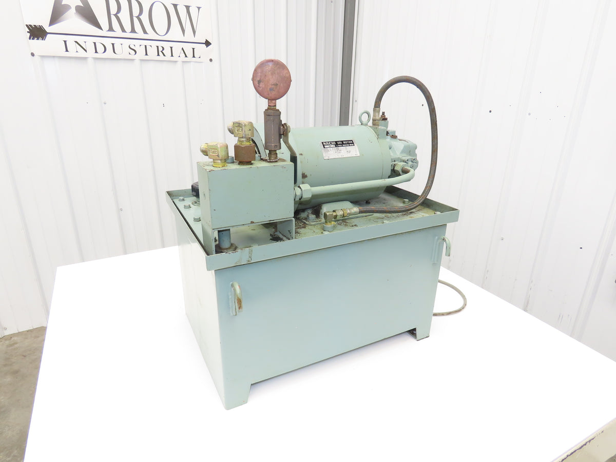 Nachi UVC-1A-A3-2.2-4 Hydraulic Power Unit 50L 7gpm 480V Uni-Pump VDC-1B-1A3-20