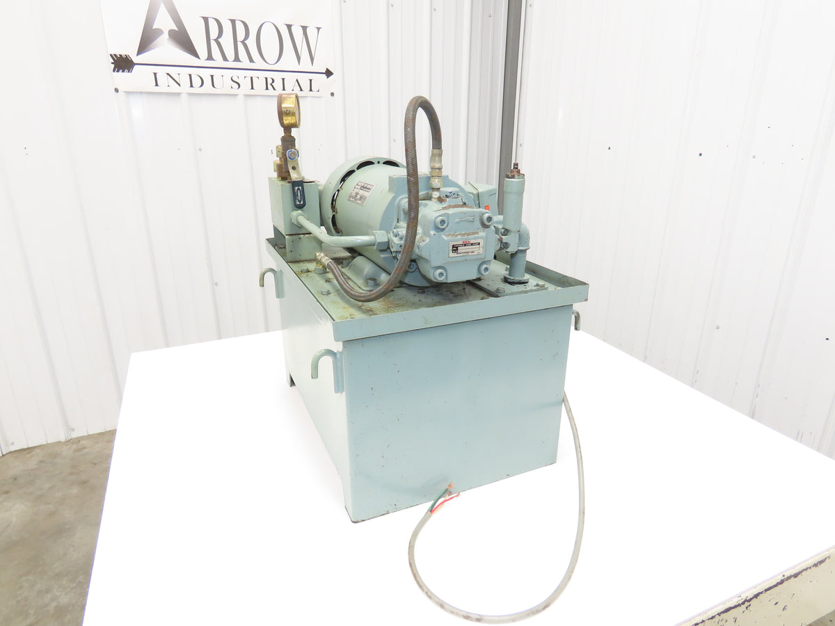 Nachi UVC-1A-A3-2.2-4 Hydraulic Power Unit 50L 7gpm 480V Uni-Pump VDC-1B-1A3-20
