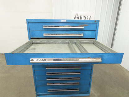 Nu-Era Modular Tool Storage Cabinet 11 Drawer 45x28x61" Stanley Vidmar
