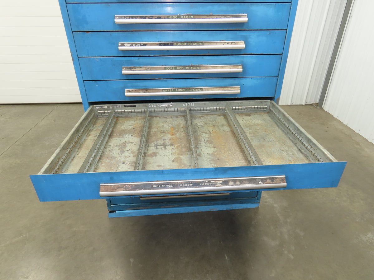 Nu-Era Modular Tool Storage Cabinet 11 Drawer 45x28x61" Stanley Vidmar