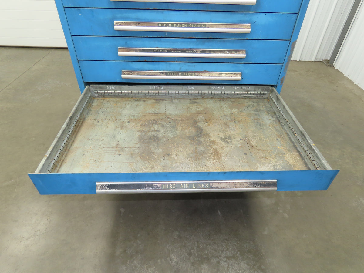 Nu-Era Modular Tool Storage Cabinet 11 Drawer 45x28x61" Stanley Vidmar