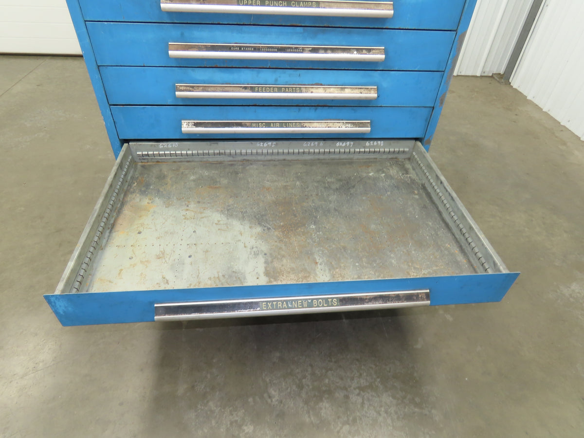 Nu-Era Modular Tool Storage Cabinet 11 Drawer 45x28x61" Stanley Vidmar