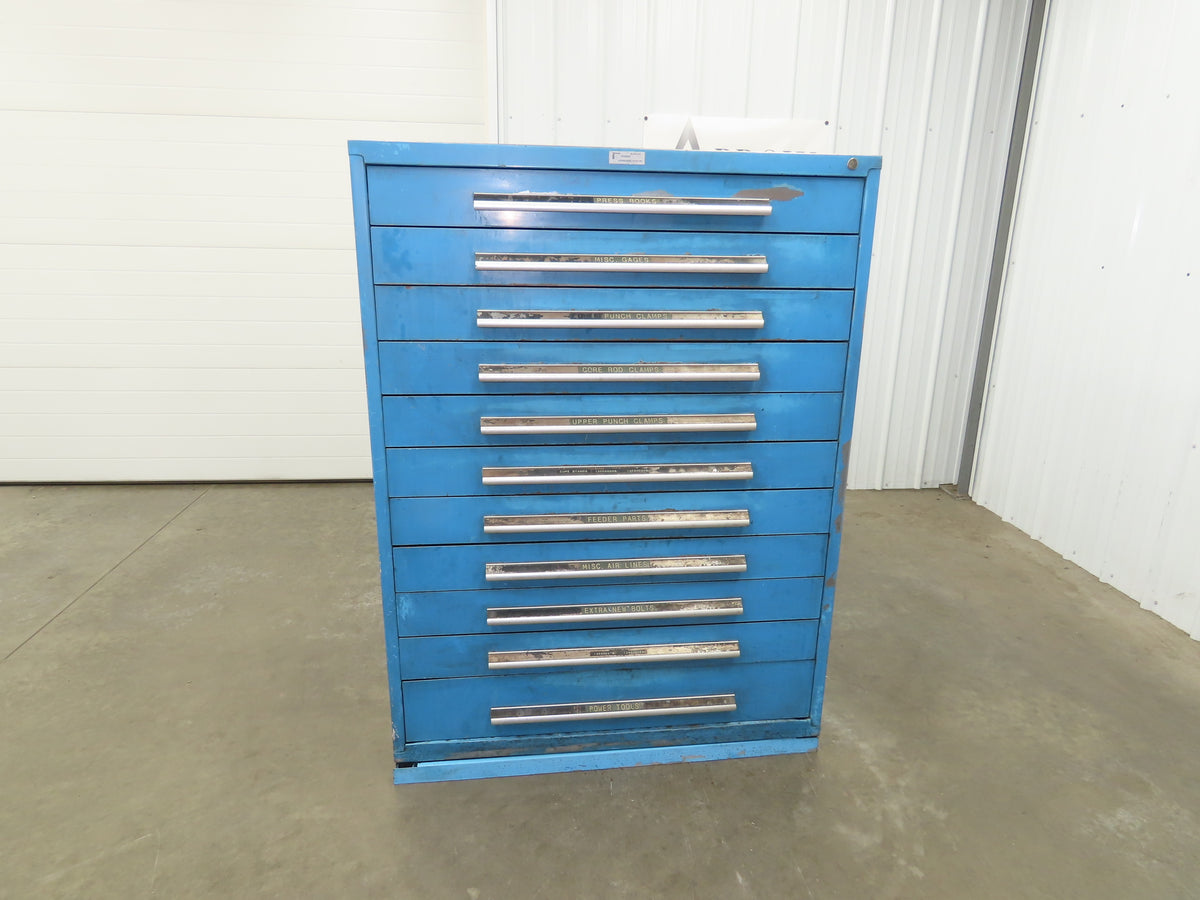 Nu-Era Modular Tool Storage Cabinet 11 Drawer 45x28x61" Stanley Vidmar