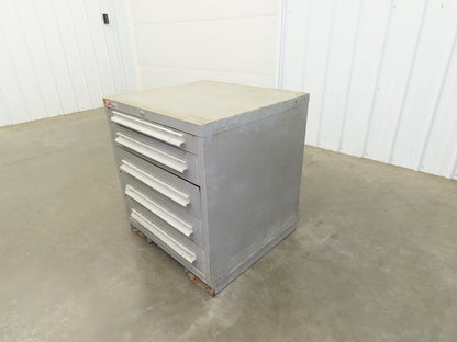 Lyon Under Bench Tool Cabinet 5 Drawer 28x30x32" Lista Stanley Vidmar Storage