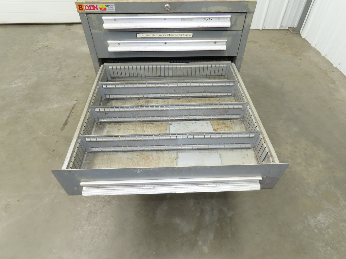 Lyon Under Bench Tool Cabinet 5 Drawer 28x30x32" Lista Stanley Vidmar Storage
