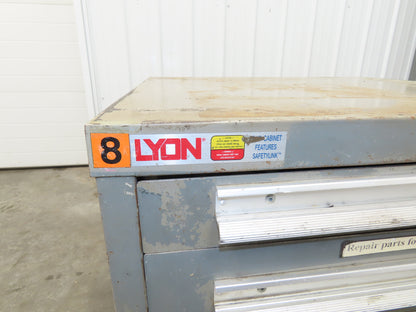 Lyon Under Bench Tool Cabinet 5 Drawer 28x30x32" Lista Stanley Vidmar Storage