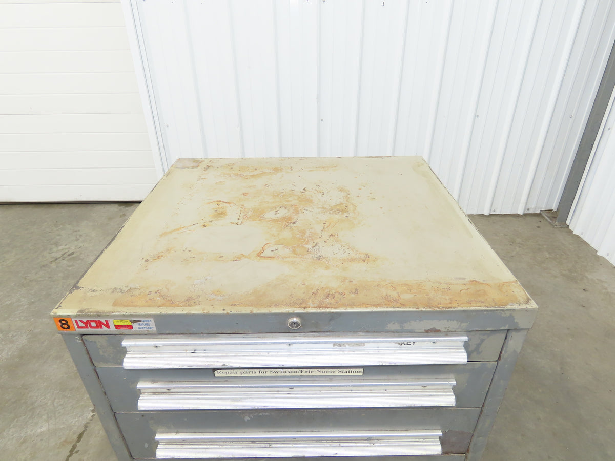 Lyon Under Bench Tool Cabinet 5 Drawer 28x30x32" Lista Stanley Vidmar Storage
