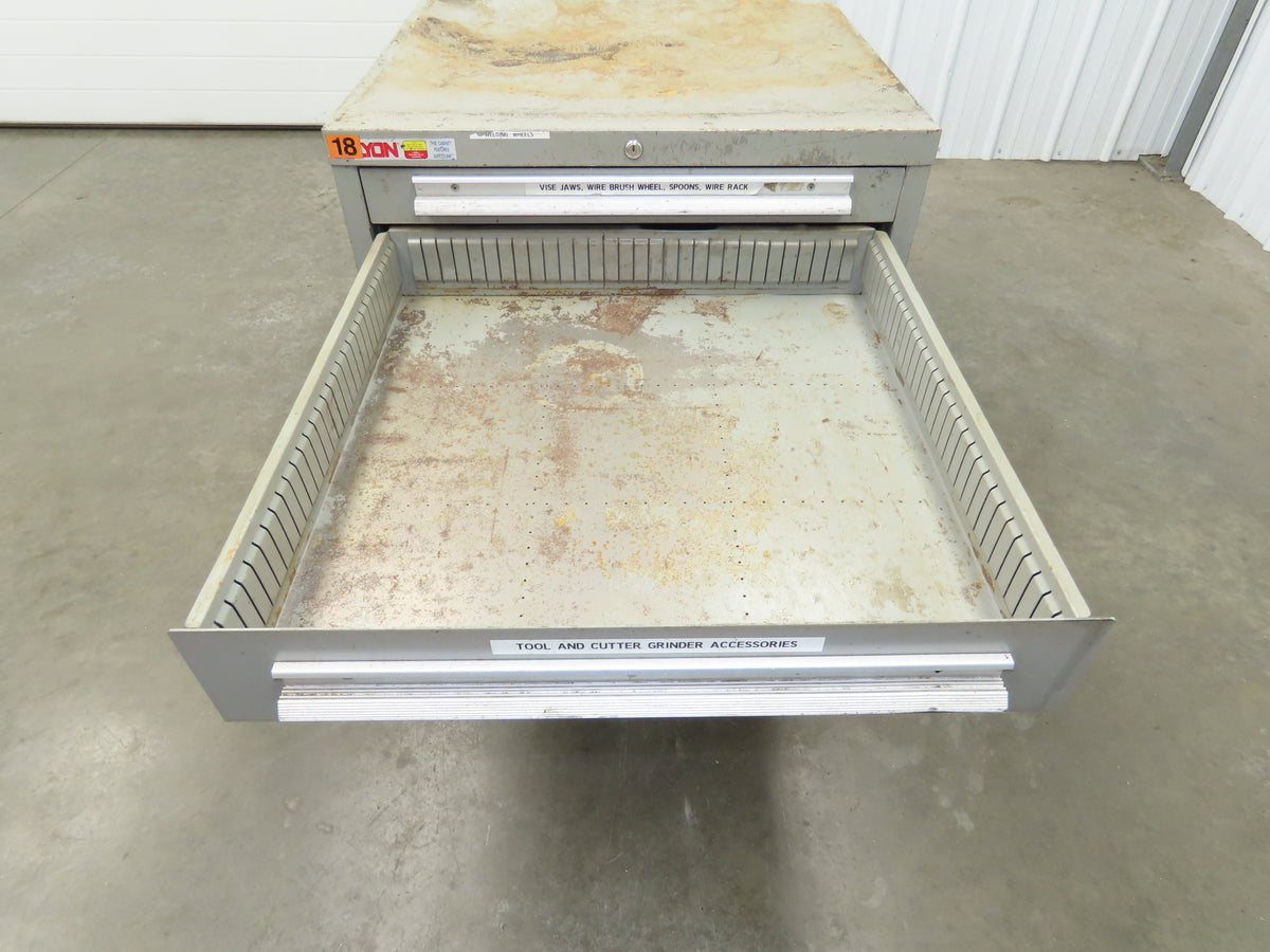 Lyon Under Bench Tool Cabinet 5 Drawer 28x30x32" Lista Stanley Vidmar Storage