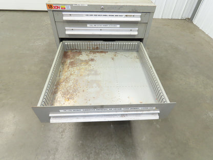 Lyon Under Bench Tool Cabinet 5 Drawer 28x30x32" Lista Stanley Vidmar Storage