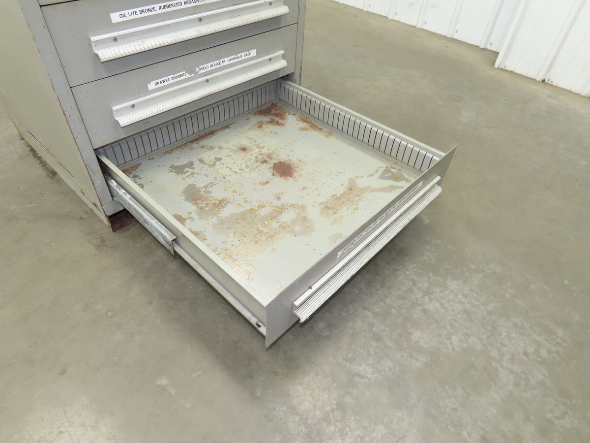 Lyon Under Bench Tool Cabinet 5 Drawer 28x30x32" Lista Stanley Vidmar Storage