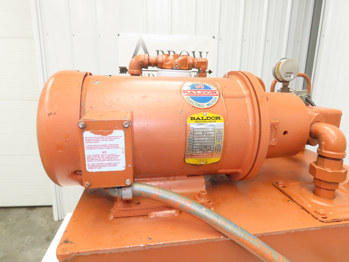 Vickers V101P2P1A20 Hydraulic Power Unit 20 Gal 3GPM 5Hp 230/460V 2500 PSI