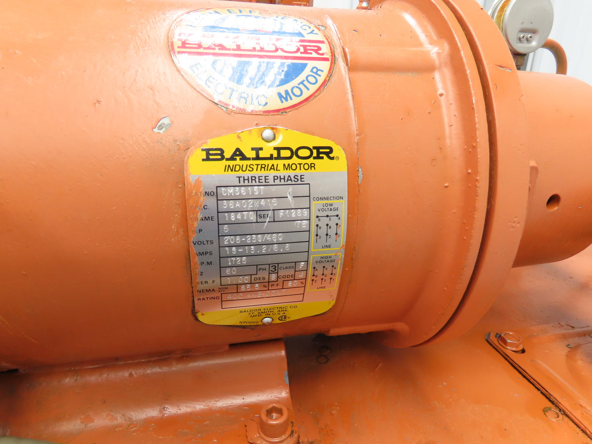 Vickers V101P2P1A20 Hydraulic Power Unit 20 Gal 3GPM 5Hp 230/460V 2500 PSI