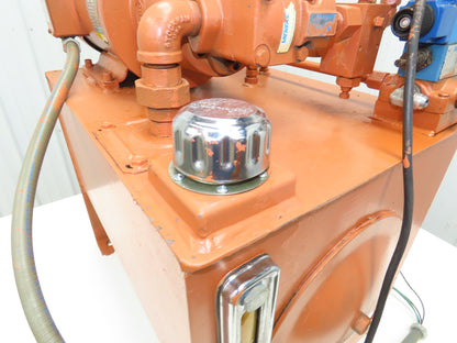 Vickers V101P2P1A20 Hydraulic Power Unit 20 Gal 3GPM 5Hp 230/460V 2500 PSI