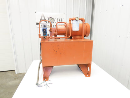 Vickers V101P2P1A20 Hydraulic Power Unit 20 Gal 3GPM 5Hp 230/460V 2500 PSI