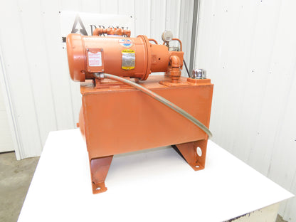 Vickers V101P2P1A20 Hydraulic Power Unit 20 Gal 3GPM 5Hp 230/460V 2500 PSI