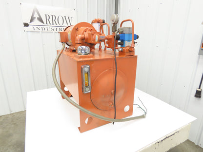 Vickers V101P2P1A20 Hydraulic Power Unit 20 Gal 3GPM 5Hp 230/460V 2500 PSI