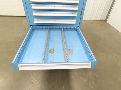 Lyon MSS Tool Cabinet Chest 10 Drawer 28x30x44" Lista Stanley Vidmar