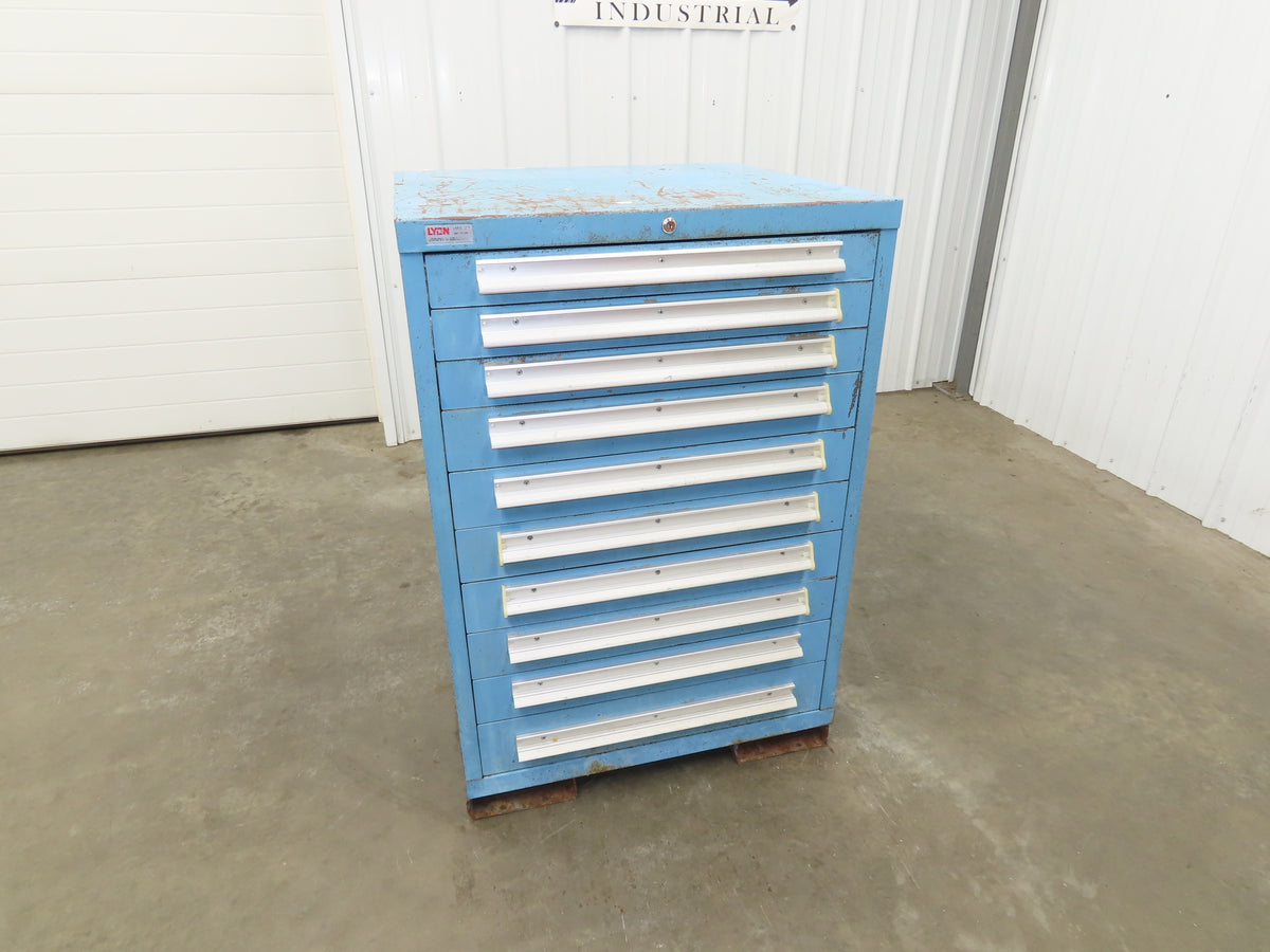 Lyon MSS Tool Cabinet Chest 10 Drawer 28x30x44" Lista Stanley Vidmar