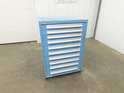 Lyon MSS Tool Cabinet Chest 10 Drawer 28x30x44" Lista Stanley Vidmar