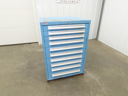 Lyon MSS Tool Cabinet Chest 10 Drawer 28x30x44" Lista Stanley Vidmar