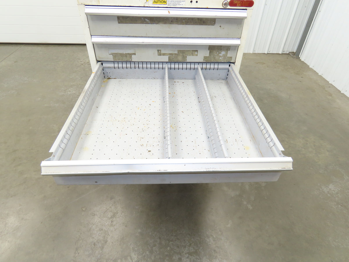Stor Loc Tool Cabinet Chest 7 Drawer 28x29x41" Lista Stanley Vidmar Rough