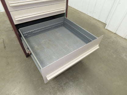 Vidmar Industrial Tool Cabinet Chest 7 Drawer 28x30x44" Lista Stanley Lyon