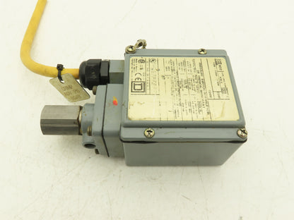 Square D GFW-2 Pressure Switch 90-2900 PSI Class 9012 600VAC