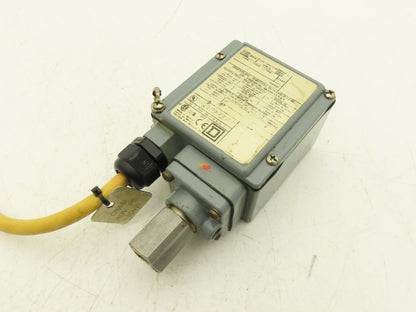 Square D GFW-2 Pressure Switch 90-2900 PSI Class 9012 600VAC