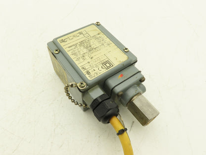 Square D GFW-2 Pressure Switch 90-2900 PSI Class 9012 600VAC