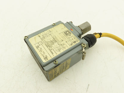 Square D GFW-2 Pressure Switch 90-2900 PSI Class 9012 600VAC