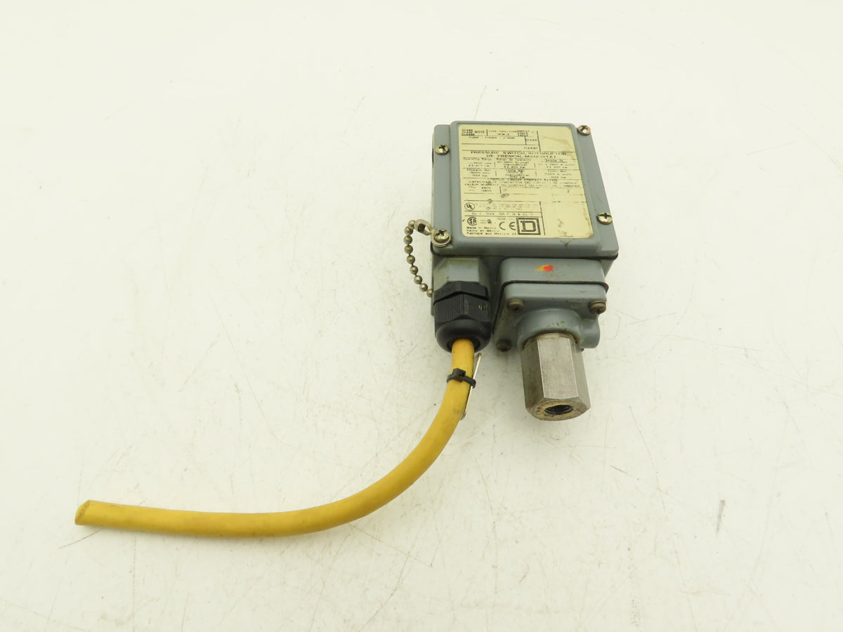 Square D GFW-2 Pressure Switch 90-2900 PSI Class 9012 600VAC