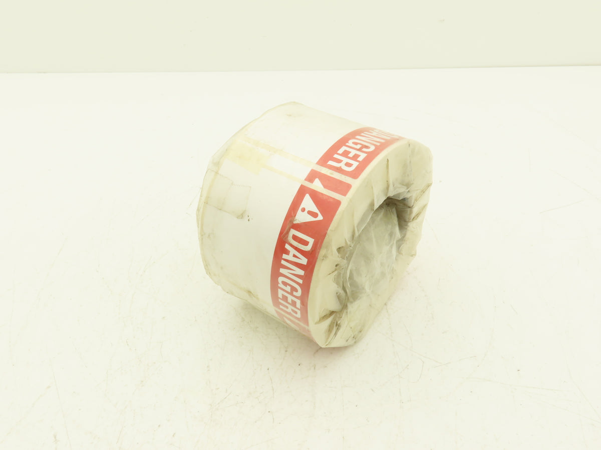 Brady THTEL-184-483-1-DA 3" DANGER Label Roll Preprinted Header Glossy Y476863