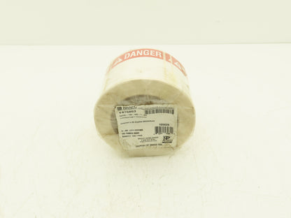 Brady THTEL-184-483-1-DA 3" DANGER Label Roll Preprinted Header Glossy Y476863