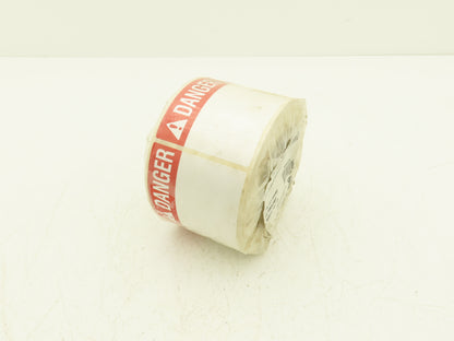 Brady THTEL-184-483-1-DA 3" DANGER Label Roll Preprinted Header Glossy Y476863