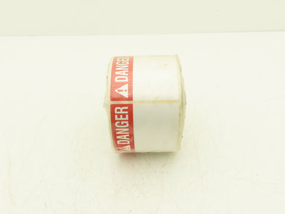 Brady THTEL-184-483-1-DA 3" DANGER Label Roll Preprinted Header Glossy Y476863