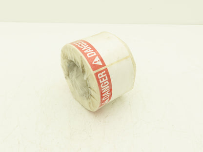 Brady THTEL-184-483-1-DA 3" DANGER Label Roll Preprinted Header Glossy Y476863