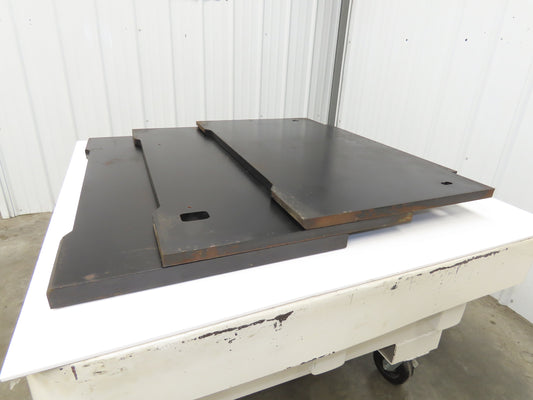 Hyster Forklift Battery Counterbalance Ballast Plate Off E120XN Set of 3