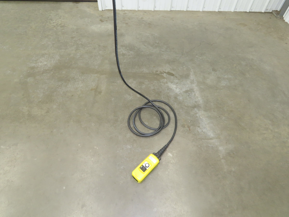 CM Lodestar J2 1/2 Ton 1000lb Electric Chain Hoist 20' Lift 2-Spd 32/10 FPM 480V