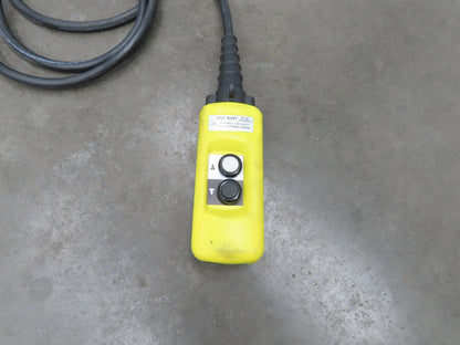 CM Lodestar J2 1/2 Ton 1000lb Electric Chain Hoist 20' Lift 2-Spd 32/10 FPM 480V