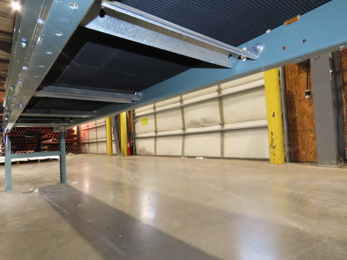 Hytrol 18"x 40' Slider Bed Conveyor 12"Belt 1Hp 230/460V 3PH Center Drive 67FPM