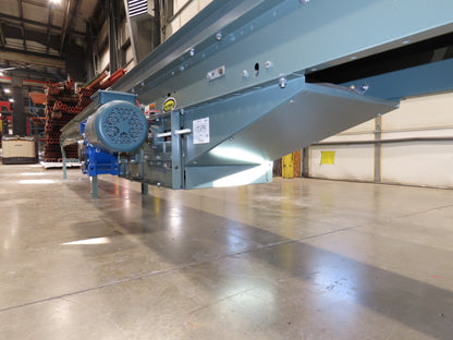Hytrol 18"x 40' Slider Bed Conveyor 12"Belt 1Hp 230/460V 3PH Center Drive 67FPM