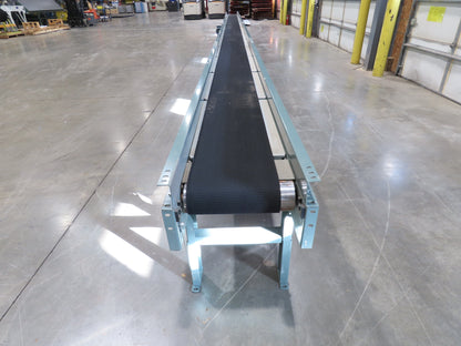 Hytrol 18"x 40' Slider Bed Conveyor 12"Belt 1Hp 230/460V 3PH Center Drive 67FPM