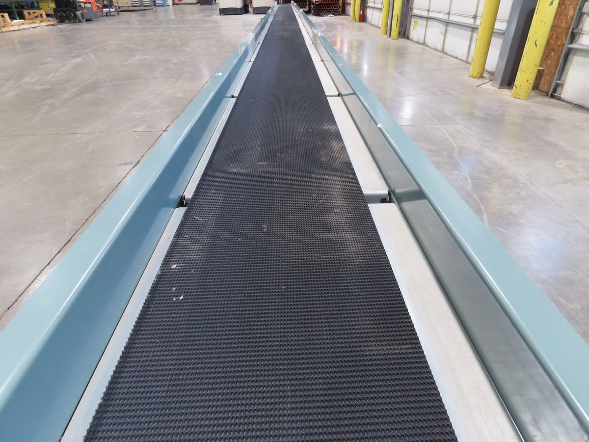 Hytrol 18"x 40' Slider Bed Conveyor 12"Belt 1Hp 230/460V 3PH Center Drive 67FPM